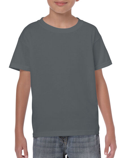 Gildan T-shirt Heavy Cotton SS for kids | Charcoal | XS