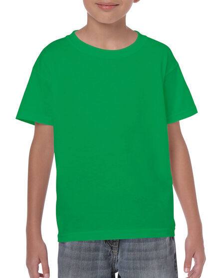 Gildan T-shirt Heavy Cotton SS for kids | 340 Irish Green | XS