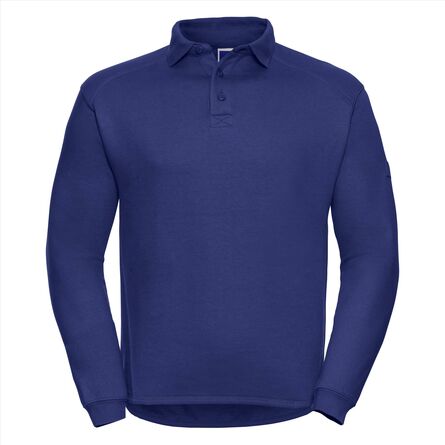 RUS Heavy Duty Collar Sweatshirt, Bright Royal, XS