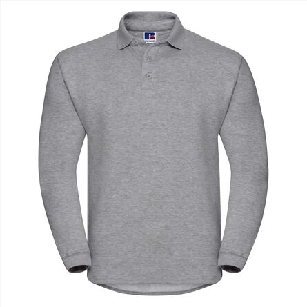 RUS Heavy Duty Collar Sweatshirt, Light Oxford, XS
