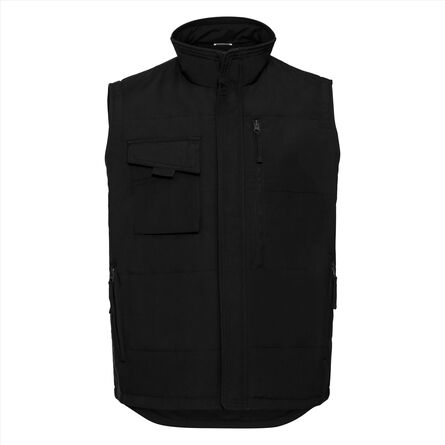 RUS Heavy Duty Gilet, Black, XS