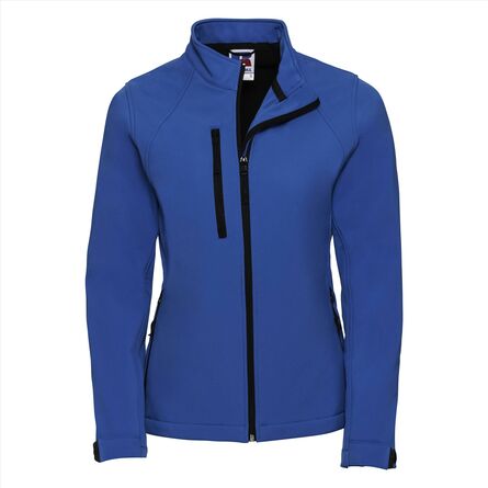 RUS Ladies Softshell Jacket, Azure Blue, XS