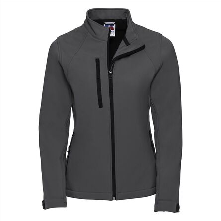 RUS Ladies Softshell Jacket, Titanium, XS