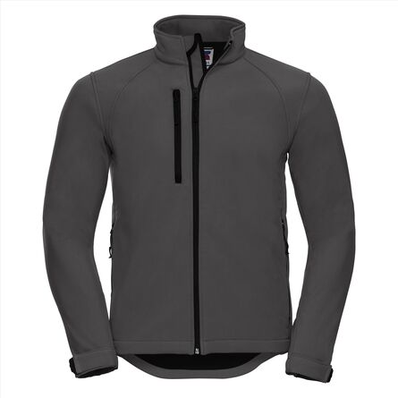 RUS Men Softshell Jacket, Titanium, XS