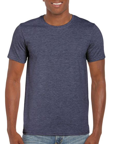 Gildan T-shirt SoftStyle SS for him | 432 Heather Navy | XXL