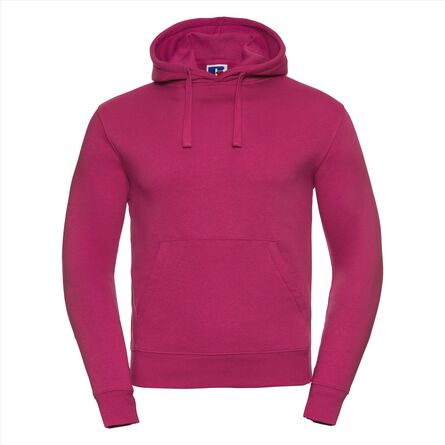 RUS Men Authentic Hooded Sweat, Fuchsia, XS