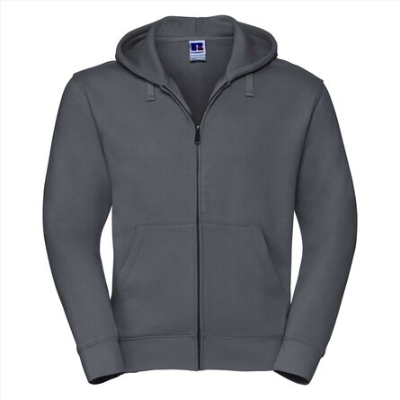 RUS Men Authentic Zip Hood Jacket, Convoy Grey, XS
