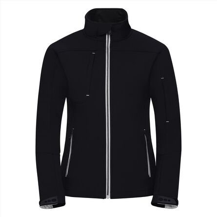 RUS Ladies Bionic Softshell Jacket, French Navy, XS