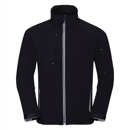 RUS Men Bionic Softshell Jacket, French Navy, XS