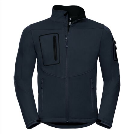 RUS Men Sportshell 5000 Jacket, French Navy, XS