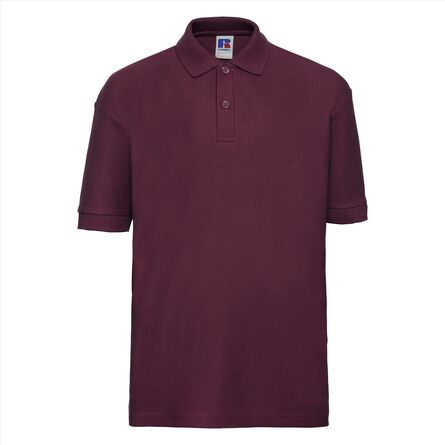 RUS Children's Classic Polycot. Polo, Burgundy, 1-2jr