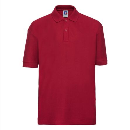 RUS Children's Classic Polycot. Polo, Classic Red, 1-2jr