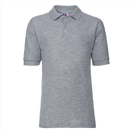 RUS Children's Classic Polycot. Polo, Light Oxford, 1-2jr
