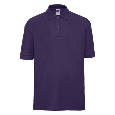 RUS Children's Classic Polycot. Polo, Purple, 1-2jr