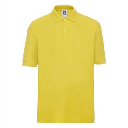 RUS Children's Classic Polycot. Polo, Yellow, 1-2jr