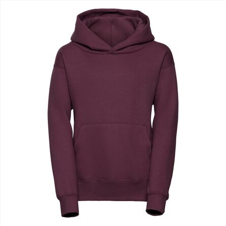 RUS Children's Hooded Sweatshirt, Burgundy, 3-4jr