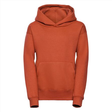 RUS Children's Hooded Sweatshirt, Orange, 3-4jr