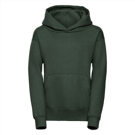 RUS Children's Hooded Sweatshirt, Bottle Green, 3-4jr