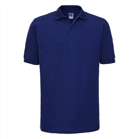 RUS Hardwearing Polycotton Polo, Bright Royal, XS