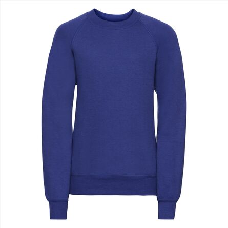 RUS Children's Classic Sweatshirt, Bright Royal, 1-2jr