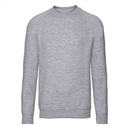 RUS Children's Classic Sweatshirt, Light Oxford, 1-2jr