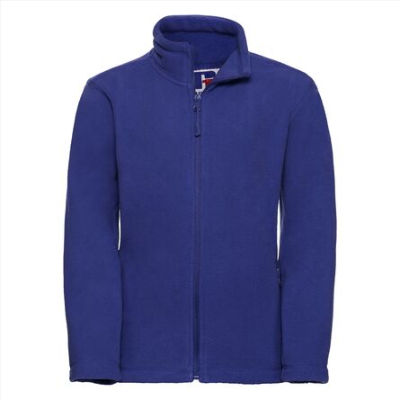 Children's Full Zip Outdoor Fleece, Br. Royal, 3-4jr, RUS