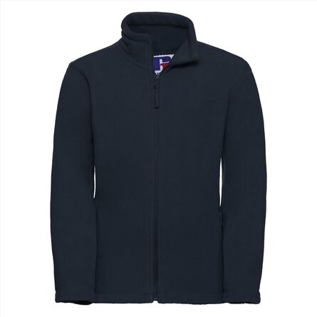 Children's Full Zip Outdoor Fleece, Fr. Navy, 3-4jr, RUS