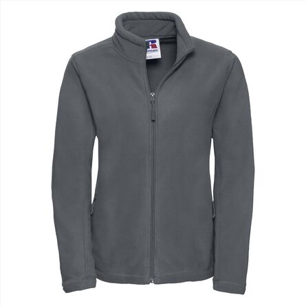 RUS Ladies Full Zip Outdoor Fleece, Convoy Grey, XS