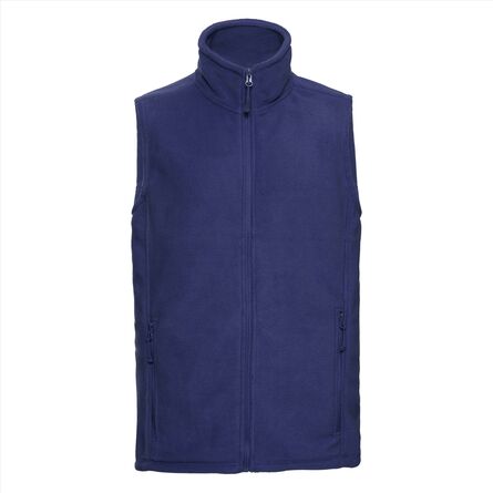 RUS Men Outdoor Fleece Gilet, Bright Royal, XS