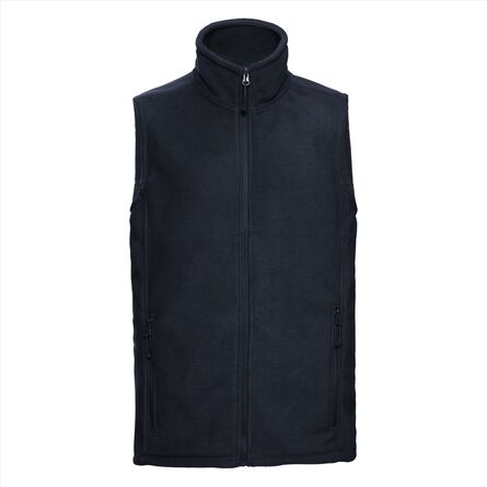 RUS Men Outdoor Fleece Gilet, French Navy, XS