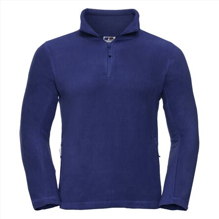 RUS Quarter Zip Outdoor Fleece, Bright Royal, XS