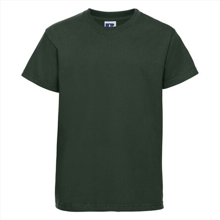 RUS Children's Classic T-shirt, Bottle Green, 1-2jr