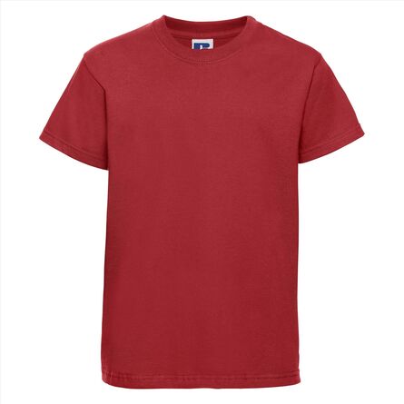 RUS Children's Classic T-shirt, Bright Red, 1-2jr