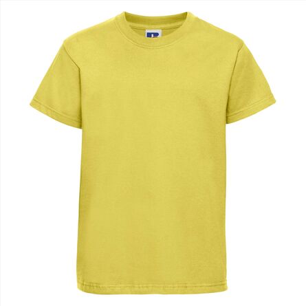 RUS Children's Classic T-shirt, Yellow, 1-2jr
