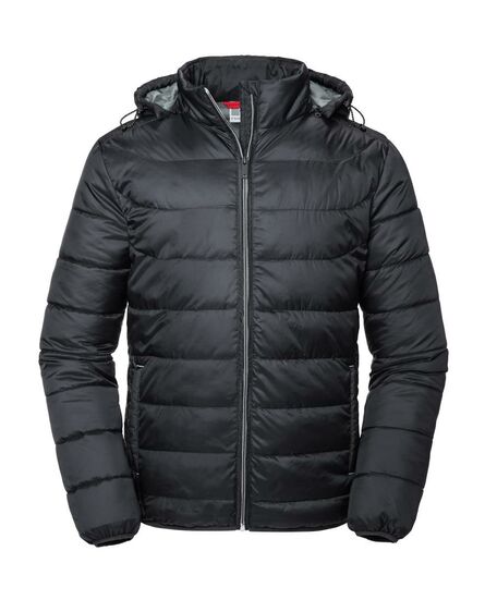 RUS Men Nano Jacket, Black, S