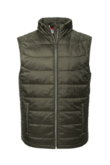 RUS Men Nano Bodywarmer, Dark Olive, S