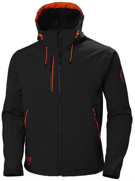 Chelsea Evolution Hooded Softshell, Black, XS, HH