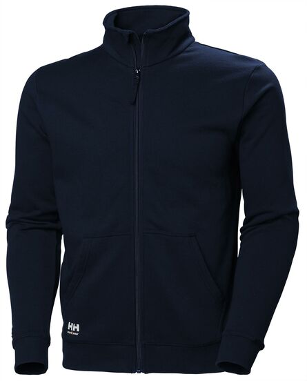 Manchester Zip Sweater, Navy, XS, HH