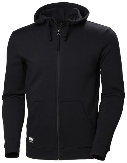 Manchester Zip Hoodie, Black, XS, HH