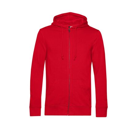 B&C Inspire Zipped Hood_° Red, XS