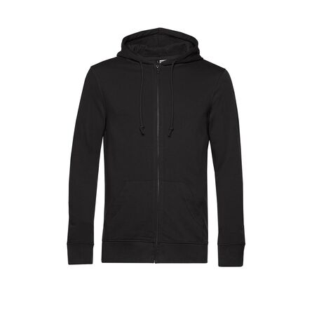 B&C Inspire Zipped Hood_° Black Pure, XS