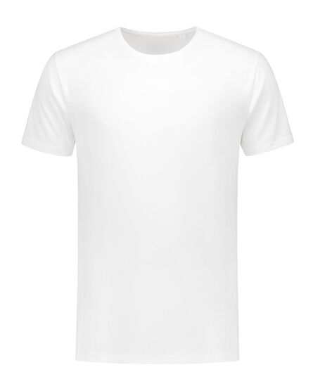 L&S T-shirt crewneck fine cotton elasthan | White | S
