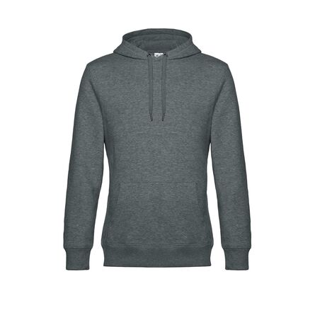 B&C KING Hooded, Heather Mid Grey, XS