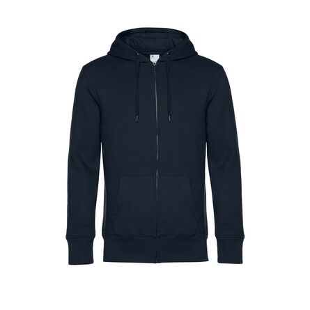 B&C KING Zipped Hood, Navy Blue, XS