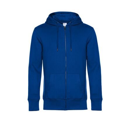 B&C KING Zipped Hood, Royal, XS