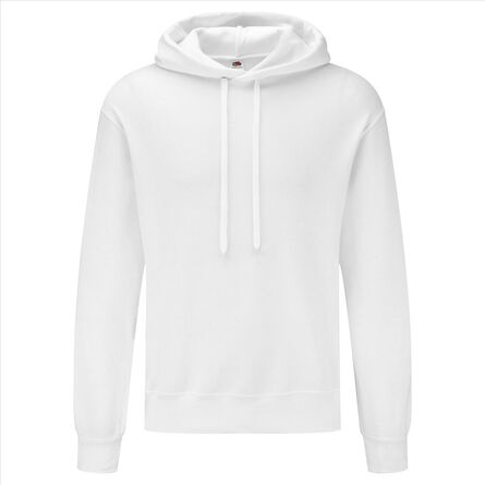 FOTL Classic Hooded Basic Sweat, White, XS