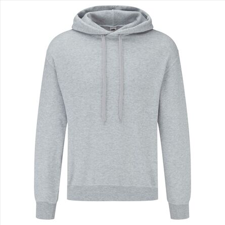FOTL Classic Hooded Basic Sweat, Heather Grey, XS
