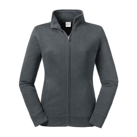 RUS Ladies Authentic Sweat Jacket, Convoy Grey, XS