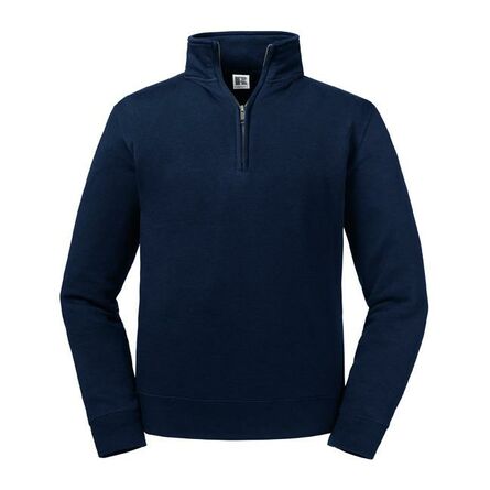 RUS Authentic 1/4 Zip Sweat, French Navy, XS