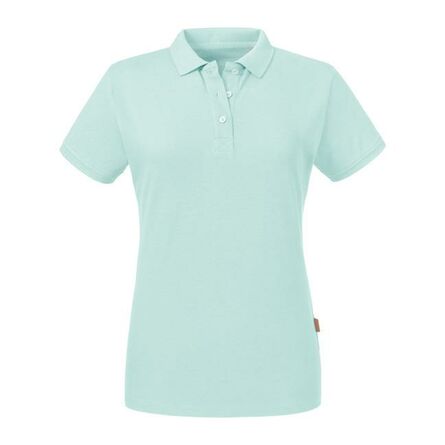 RUS Ladies Pure Organic Polo, Aqua, XS